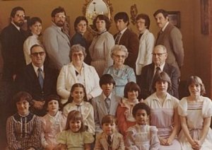 My family - circa 1982.  Can you spot me?