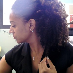 Day 2 curls - pinned some up for style but still plenty of spring.